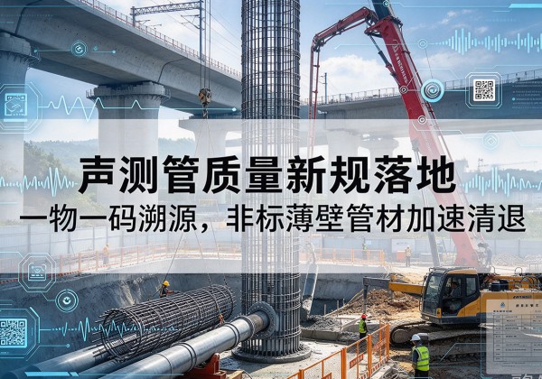 兴县声测管质量新规落地，一物一码溯源，非标薄壁管材加速清退