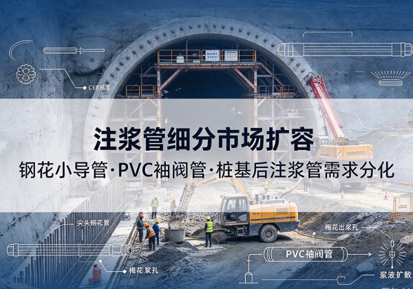 兴县注浆管细分市场扩容，隧道钢花小导管、PVC 袖阀管、桩基后注浆管需求分化